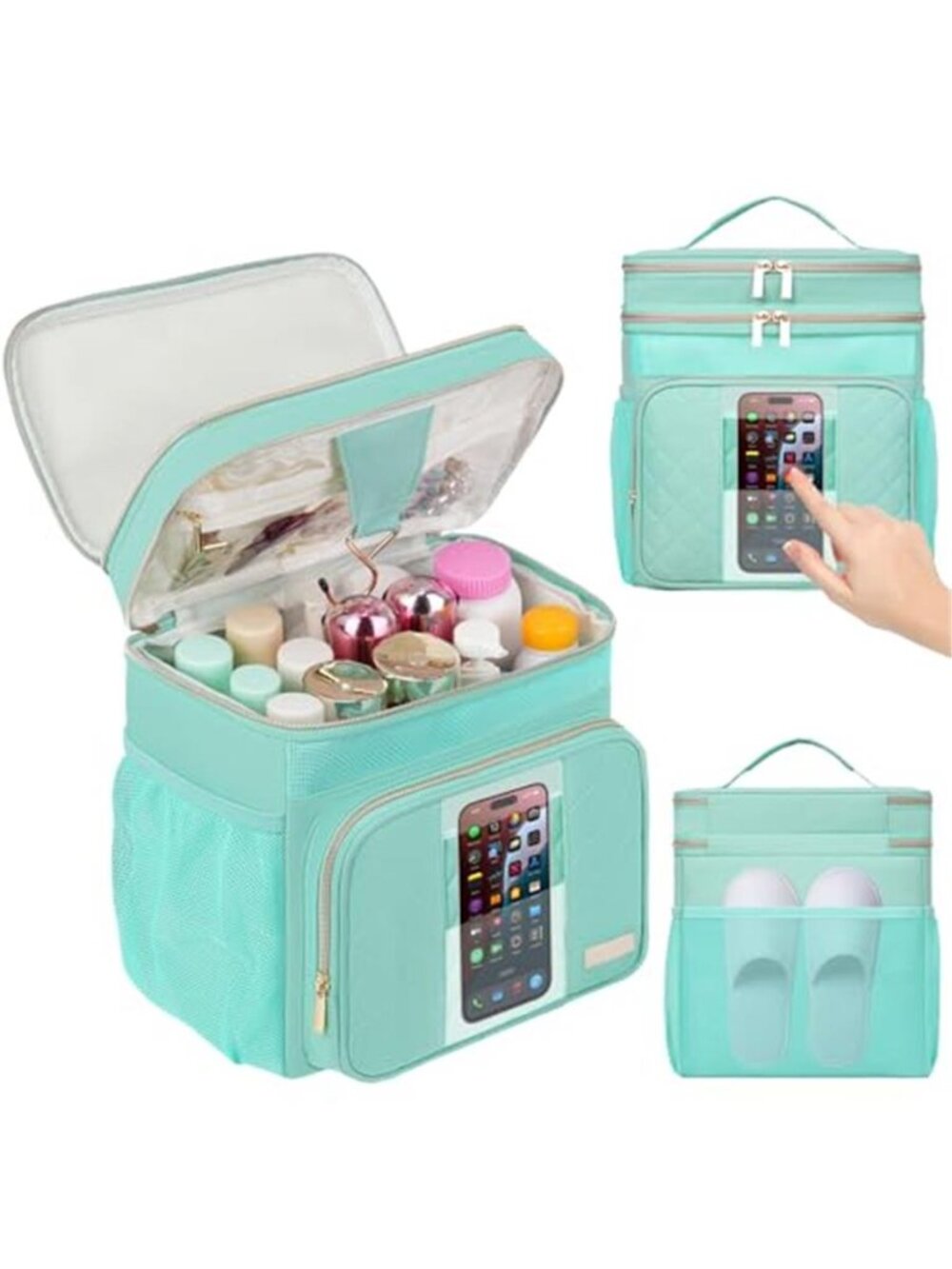 Portable Shower Caddy College Dorm Essentials Large Toiletry Bag for Women